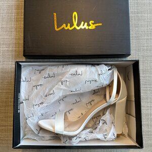 Lulu's White Heels